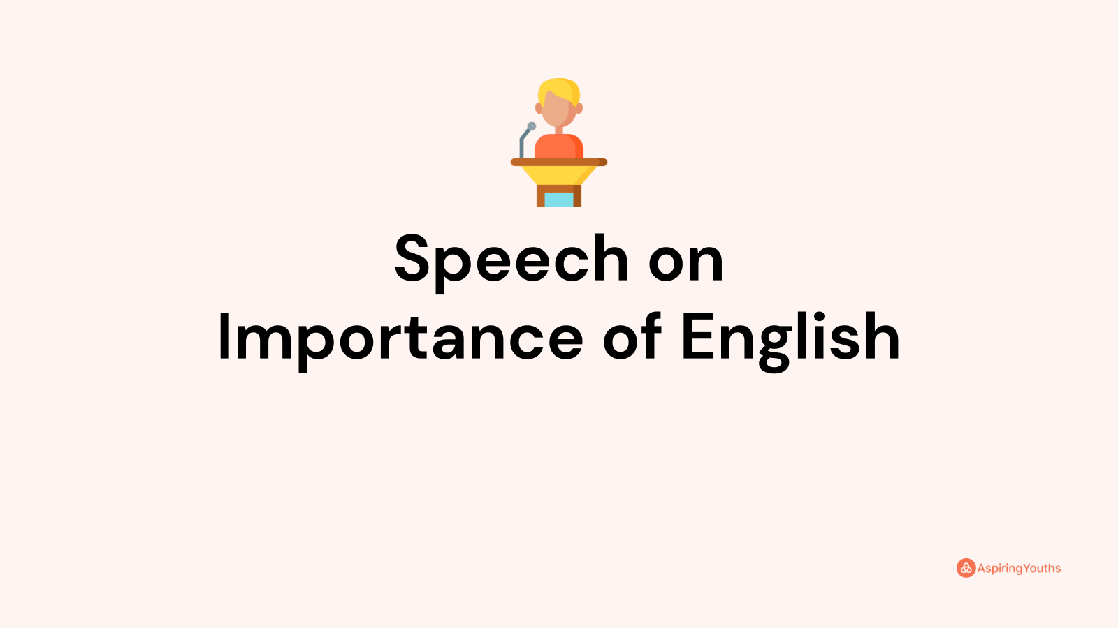 importance of english literature speech