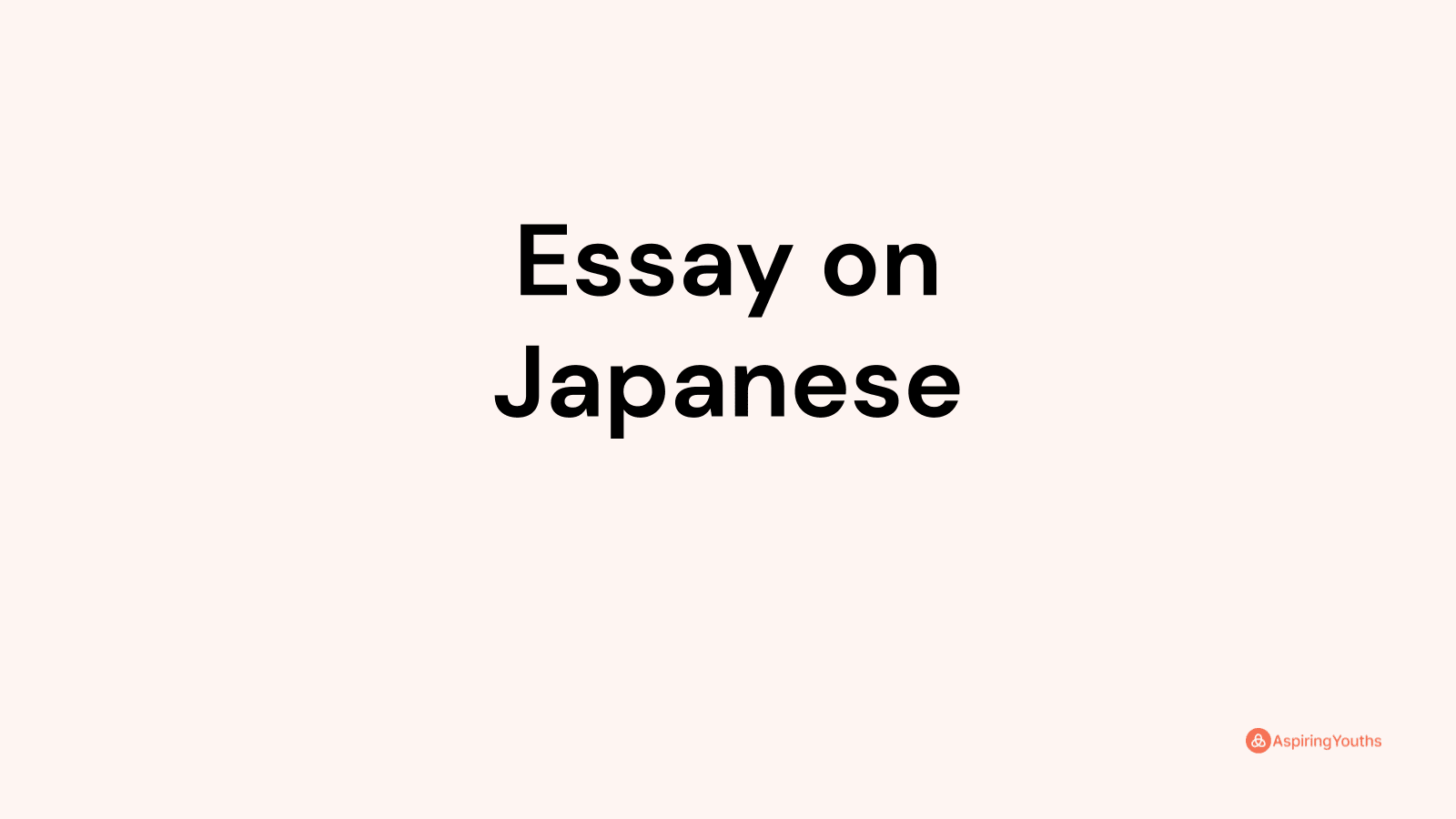 japan essay conclusion