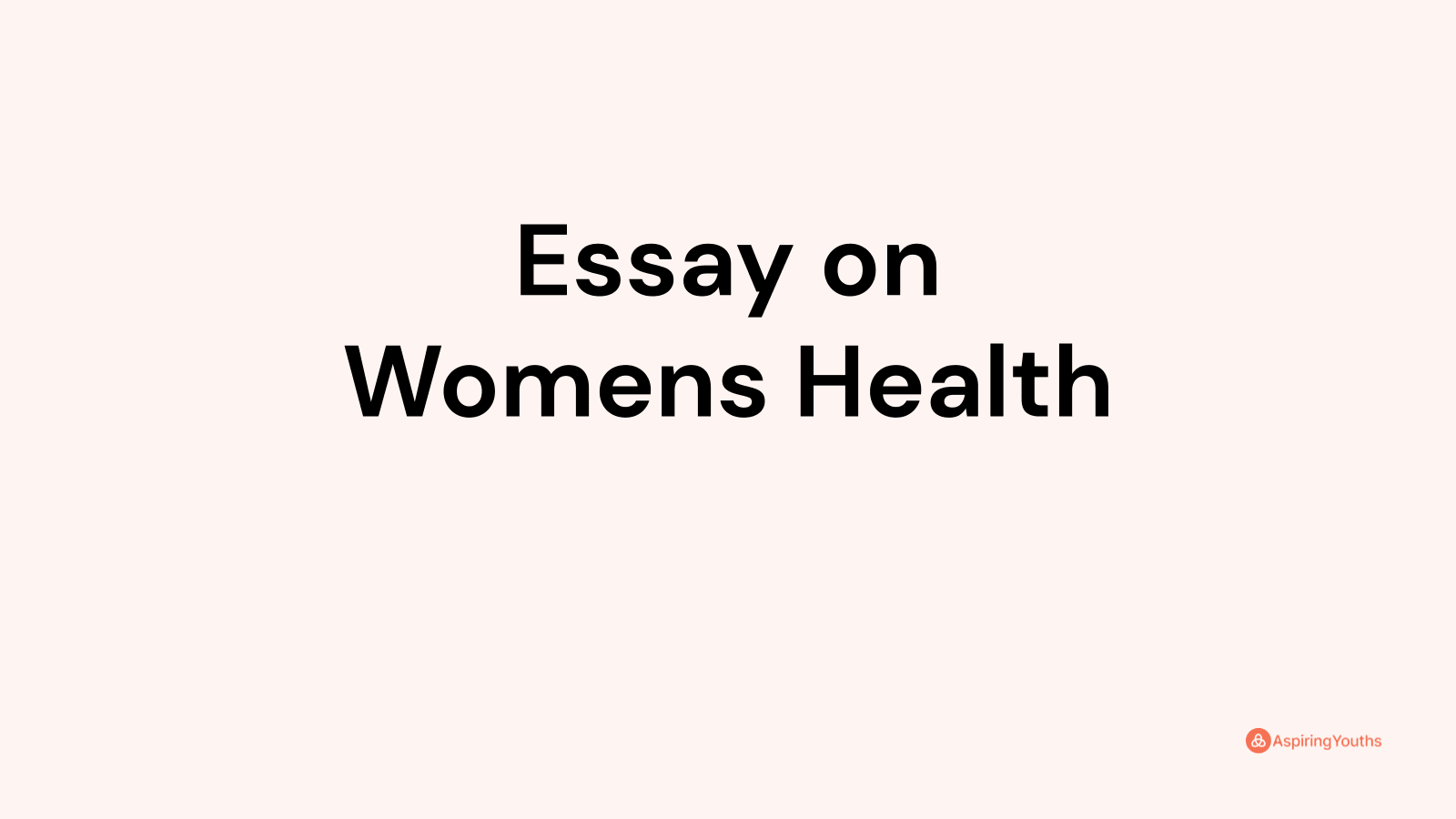 women's care essay