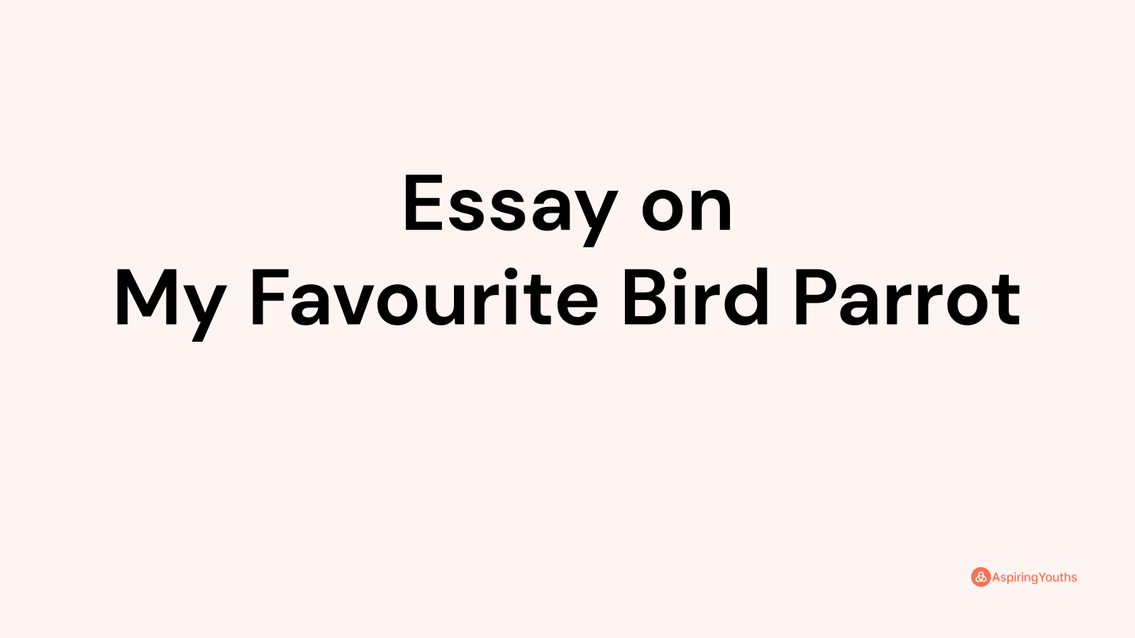 my favourite bird essay in marathi