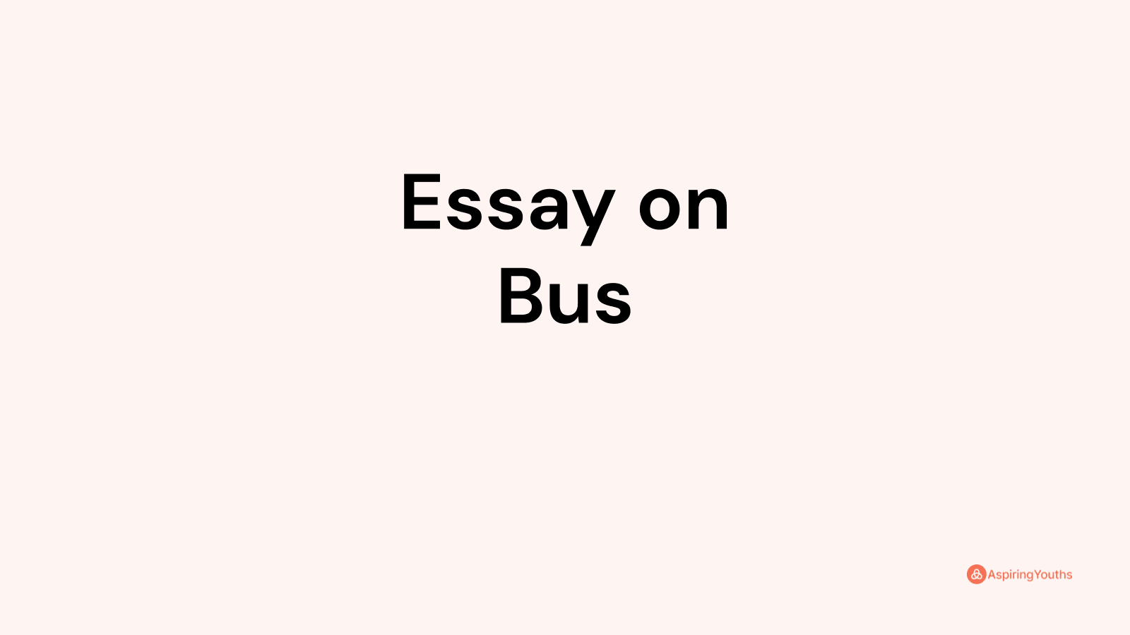 essay-on-bus