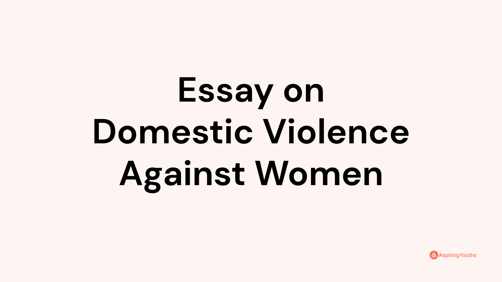 essay about violence against woman