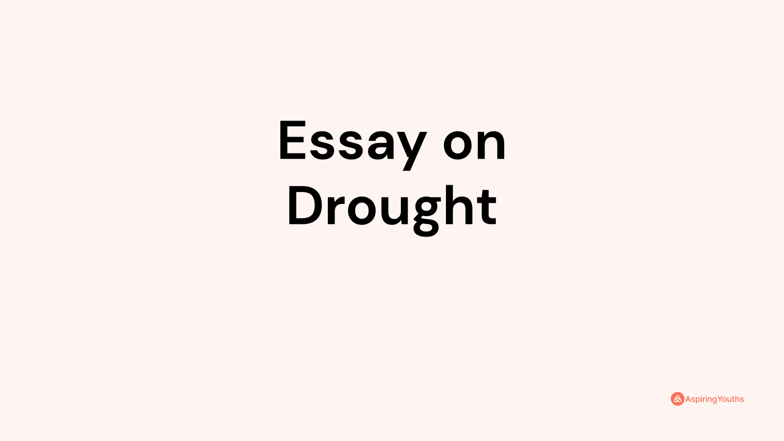 essay on drought in rajasthan