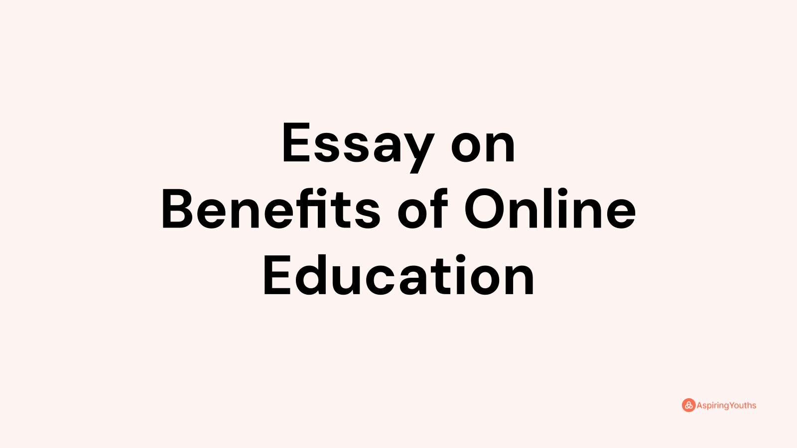 online education benefits essay