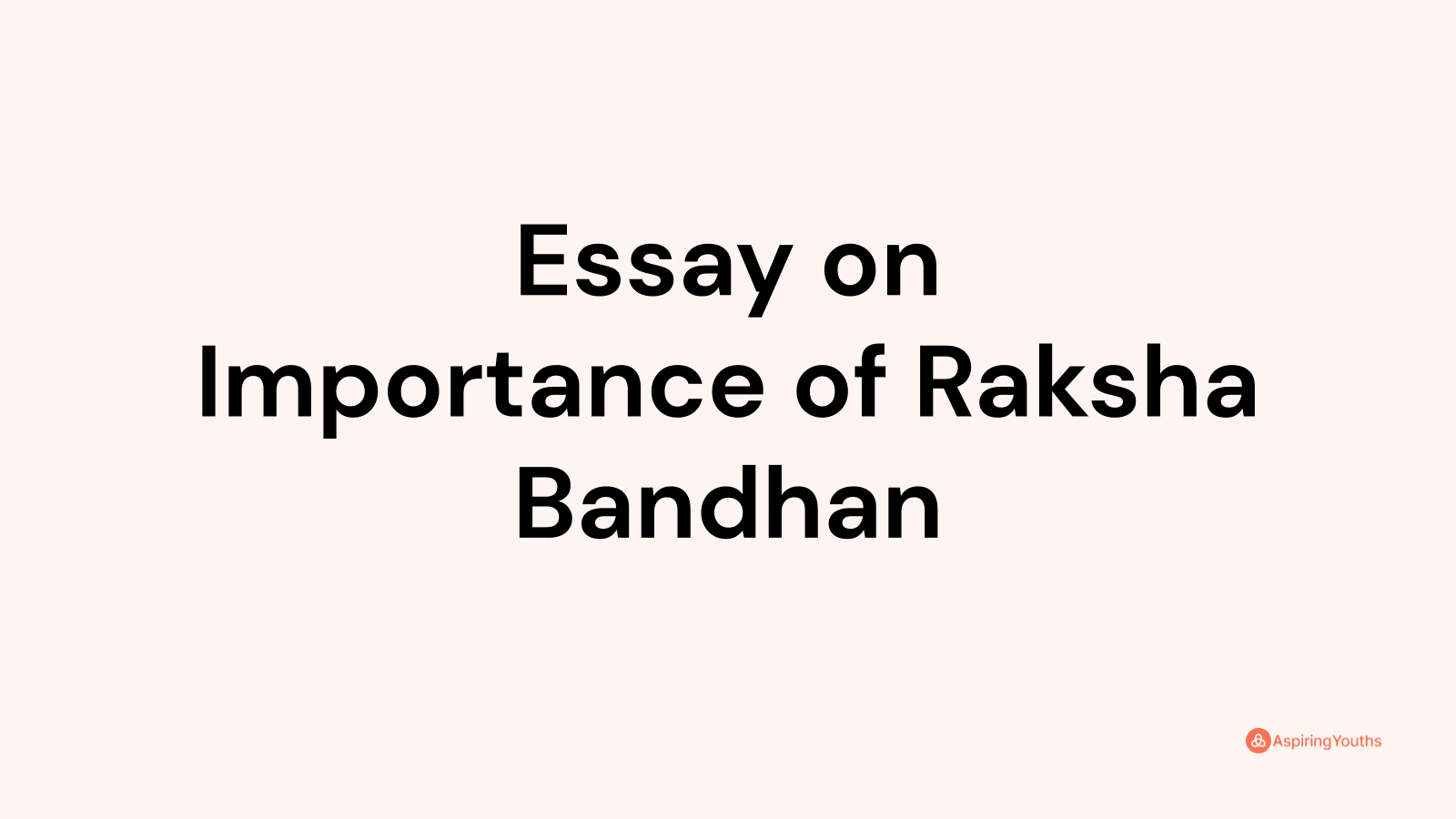 essay on raksha bandhan hindi for class 5