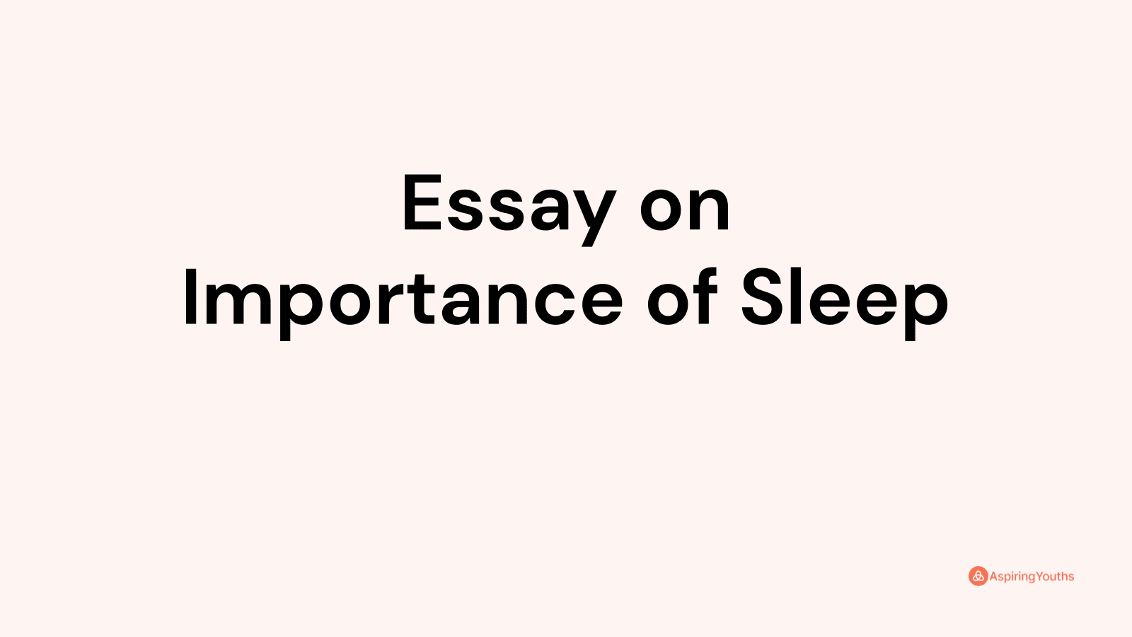 argumentative essay topics about sleep