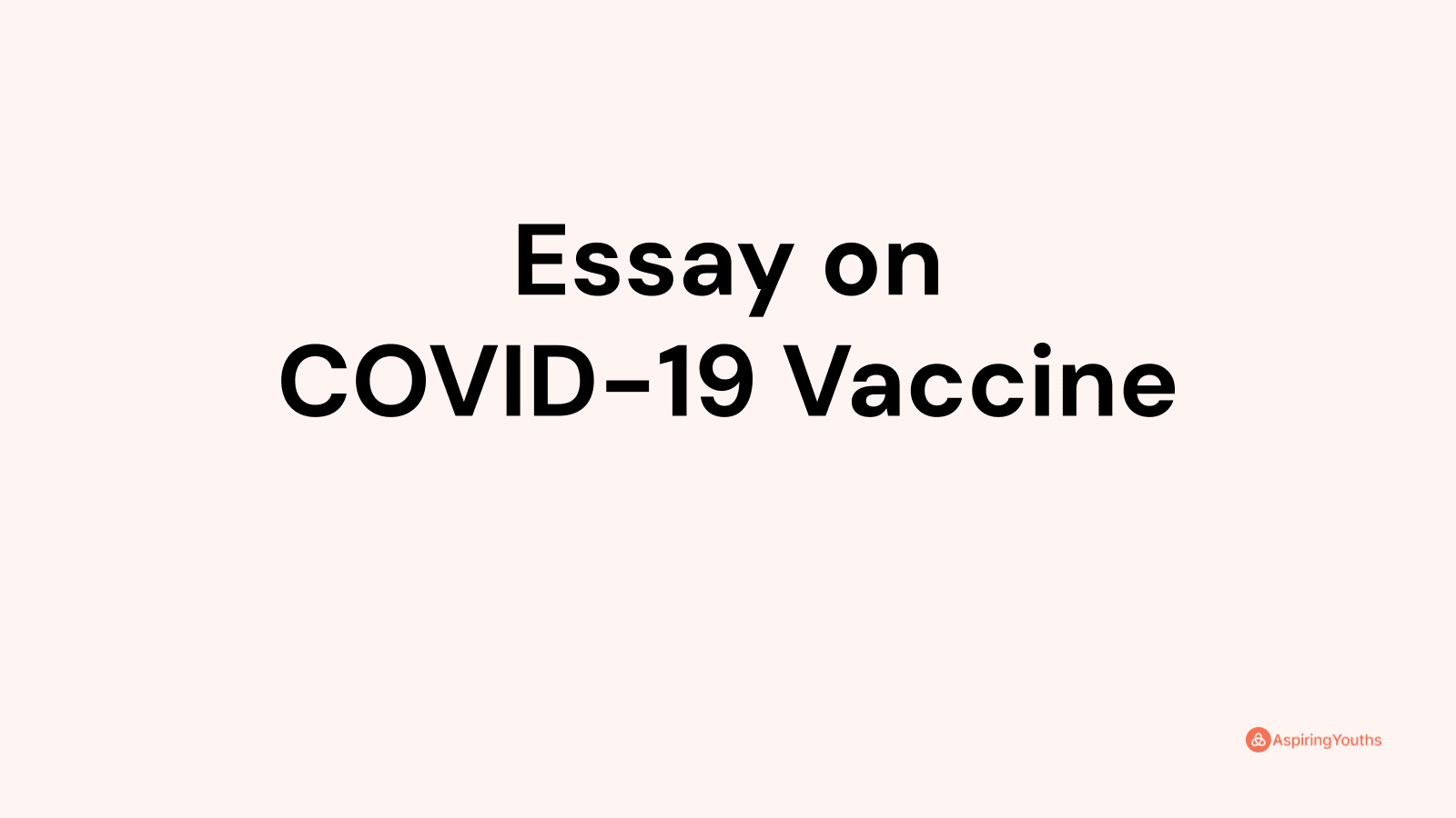 thesis statement about covid vaccine