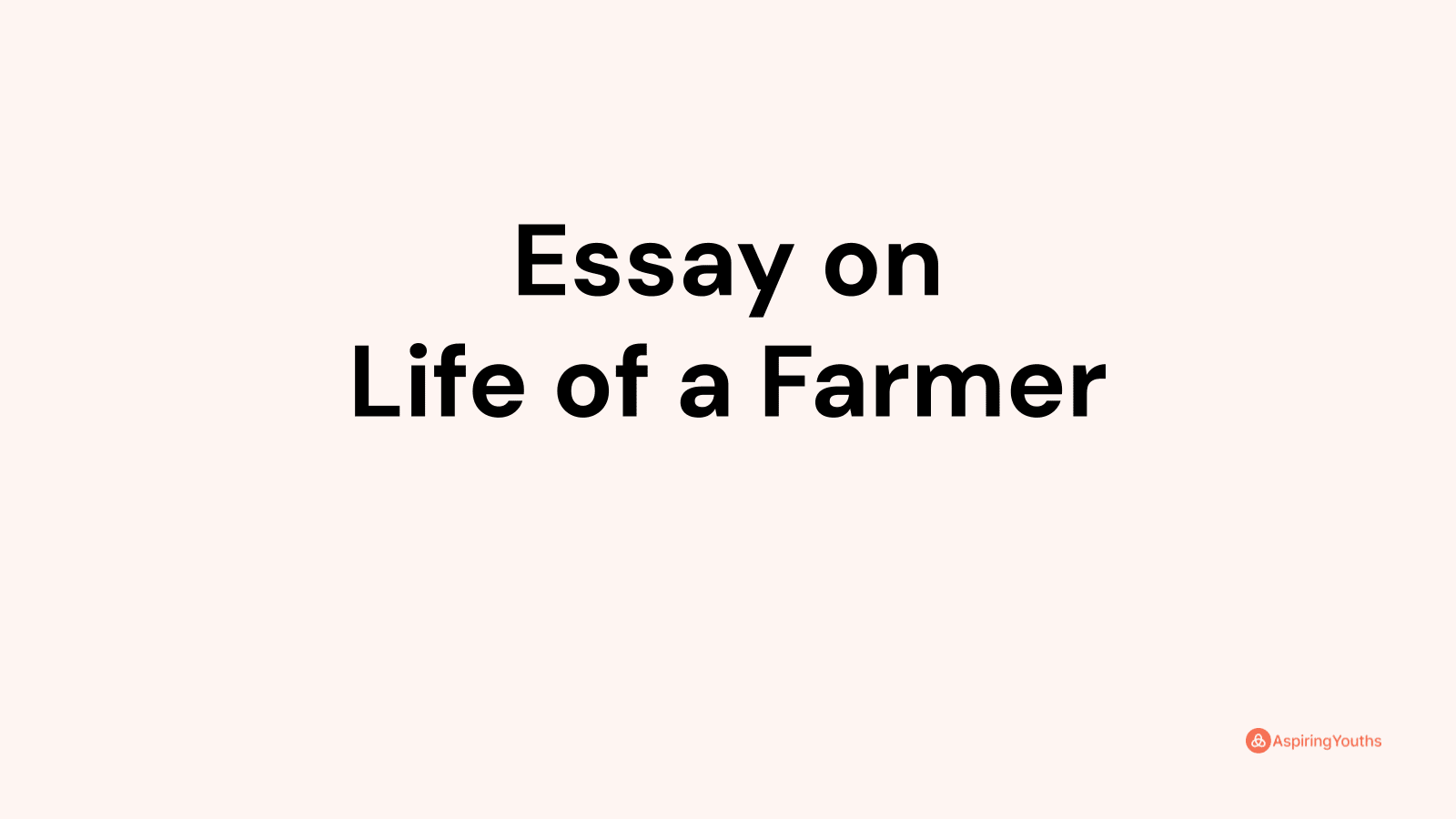 write a descriptive essay on farming in my town brainly