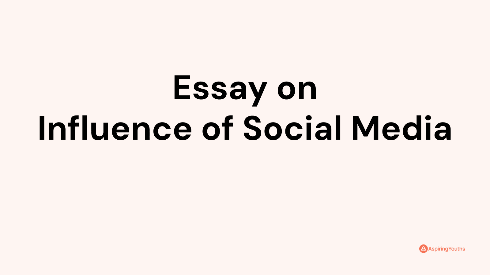 essay on social media influencer