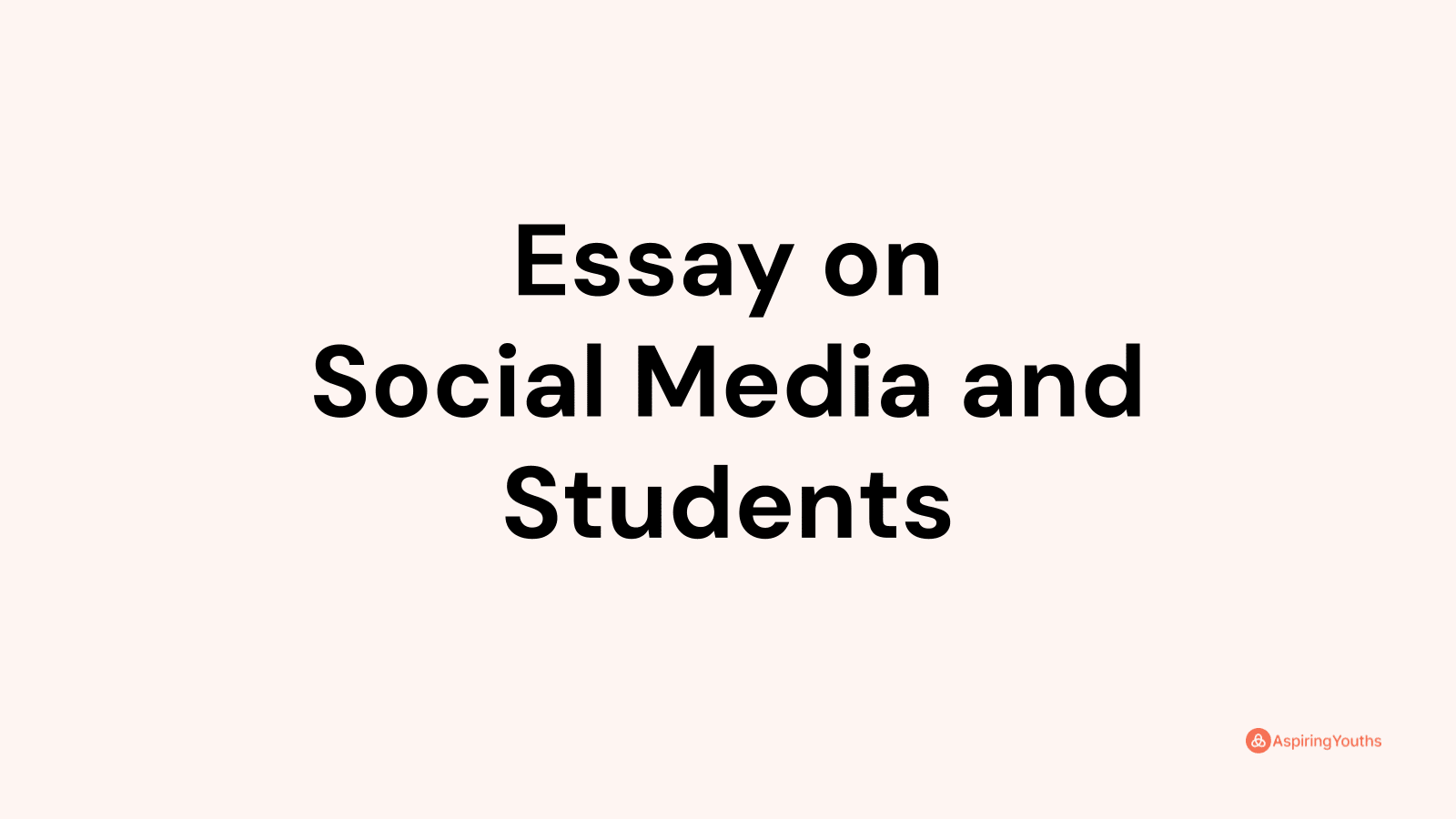 social media on students informative essay