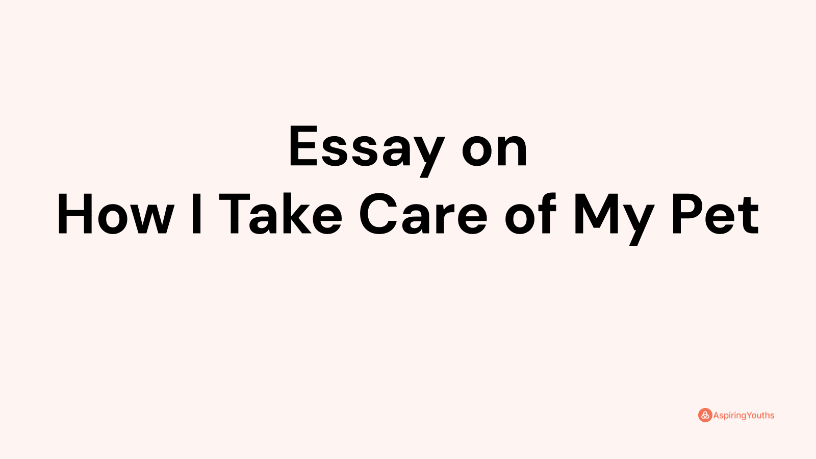 essay-on-how-i-take-care-of-my-pet