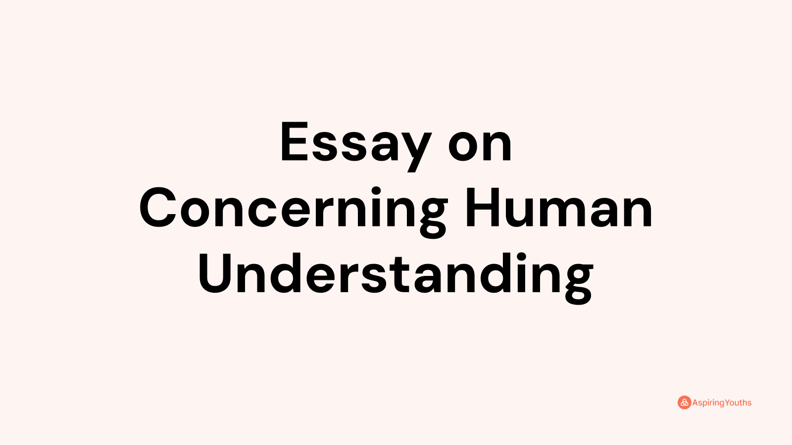 an essay concerning human understanding empiricism