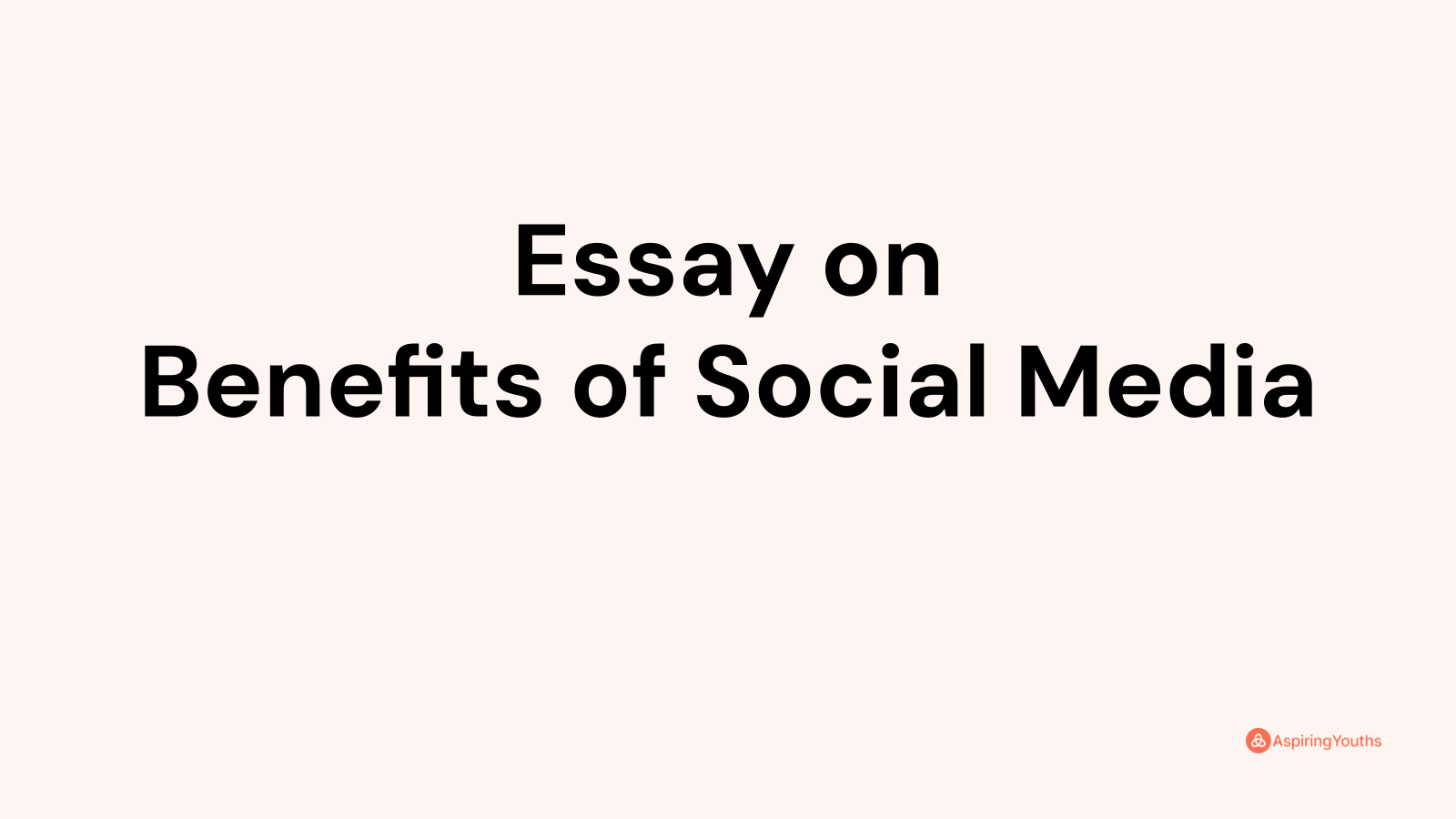 social media is beneficial essay