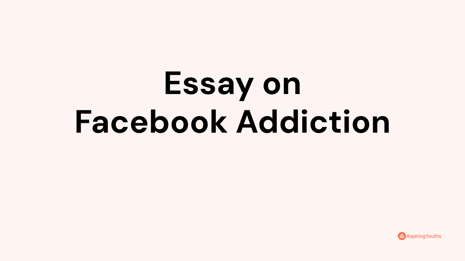 facebook addiction essay