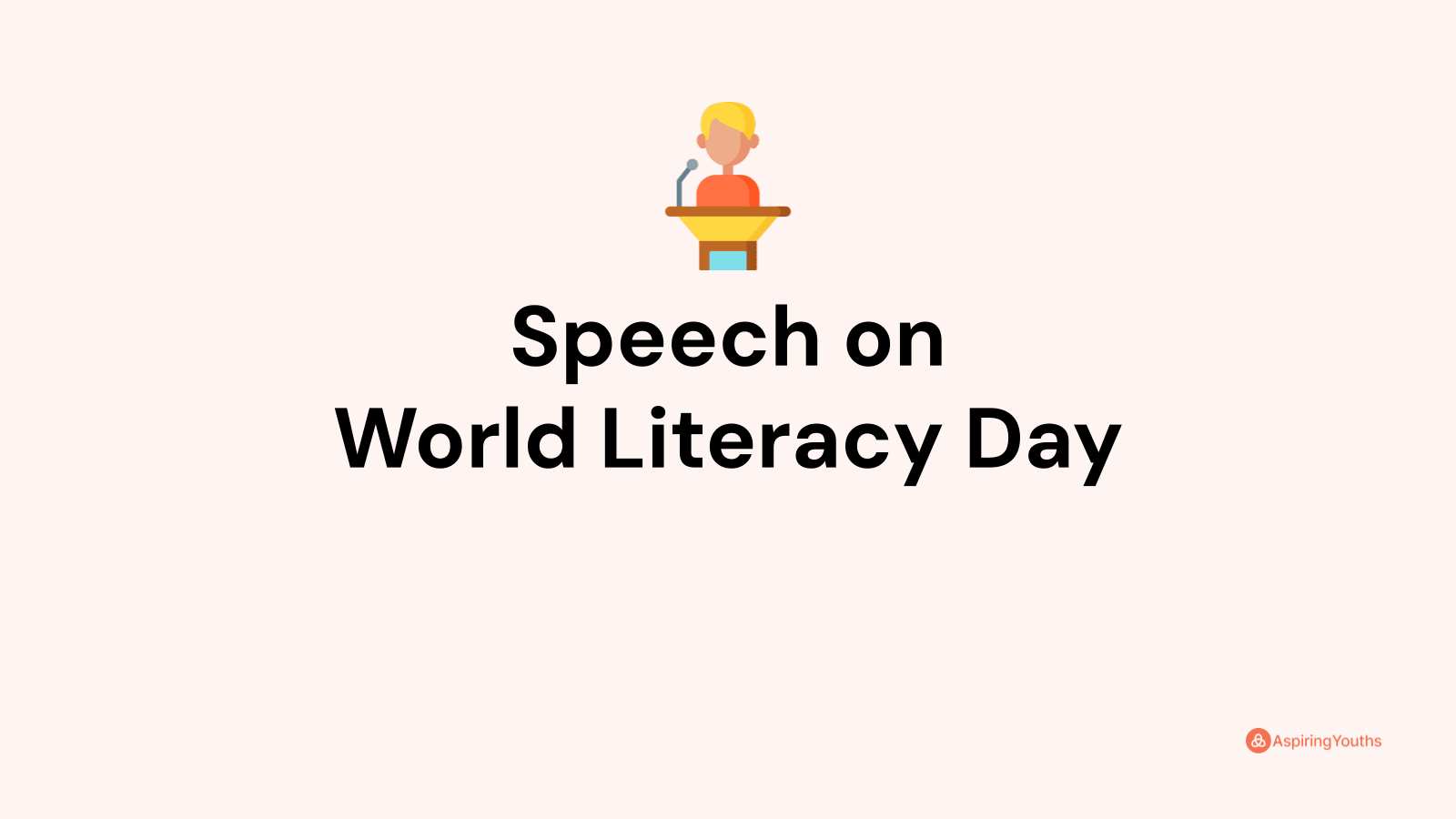 speech on world literacy day