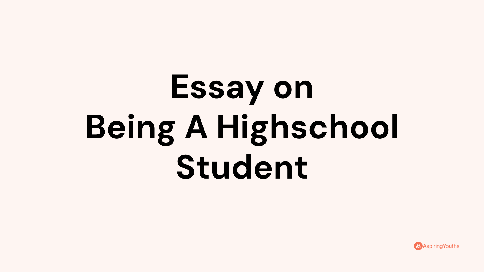 essay about being a freshman in high school