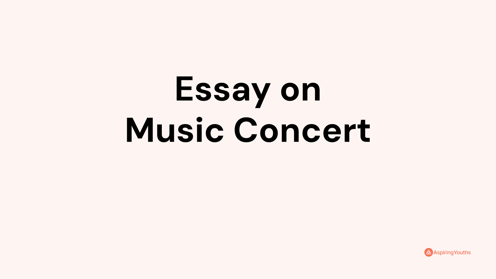 essay-on-music-concert