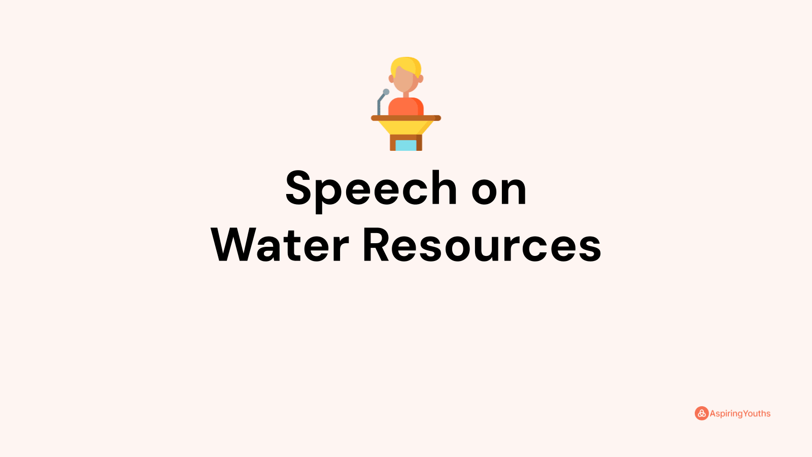 speech-on-water-resources