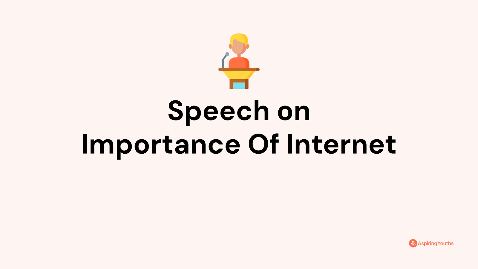 speech on importance of internet