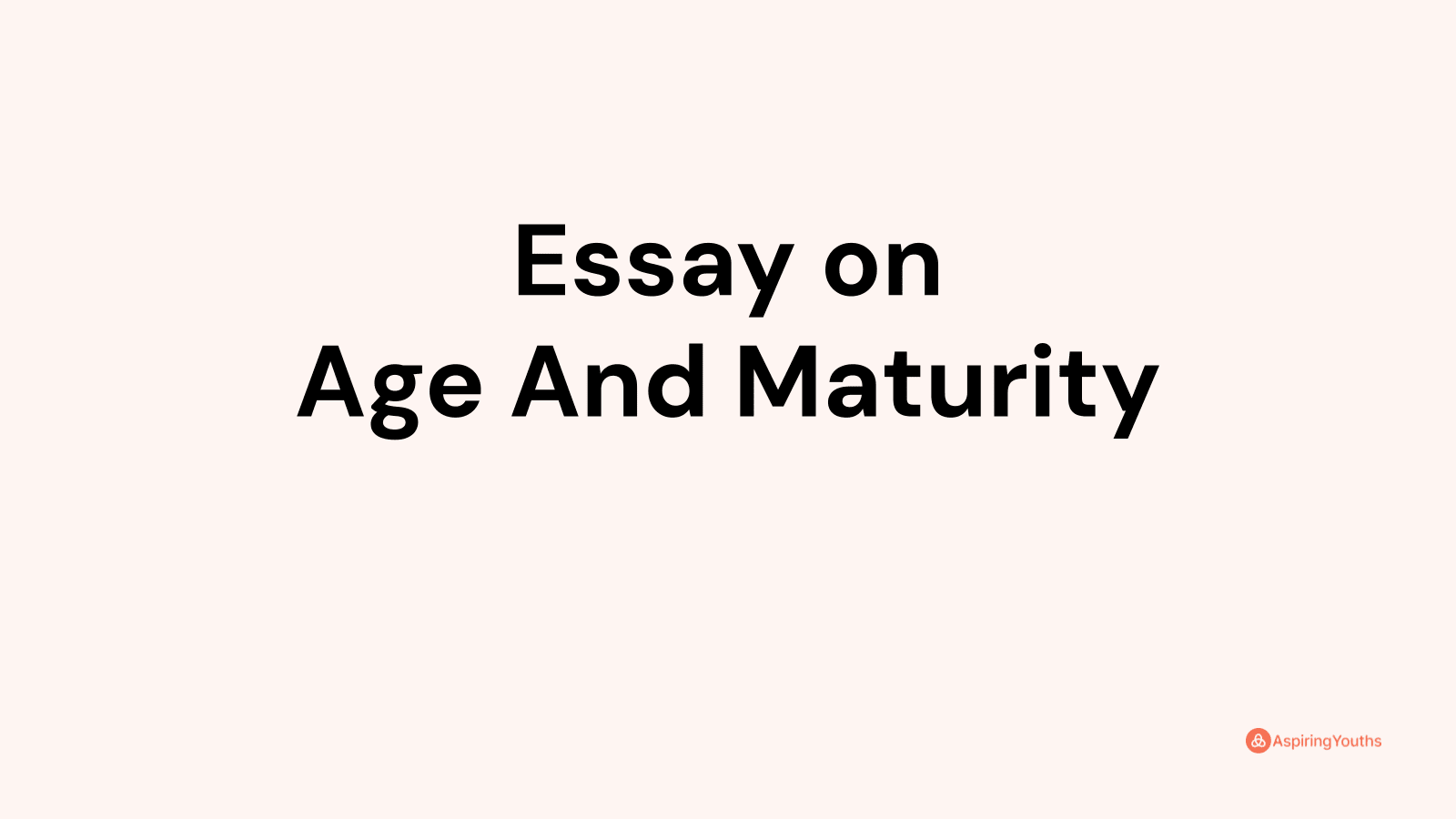 age definition in thesis