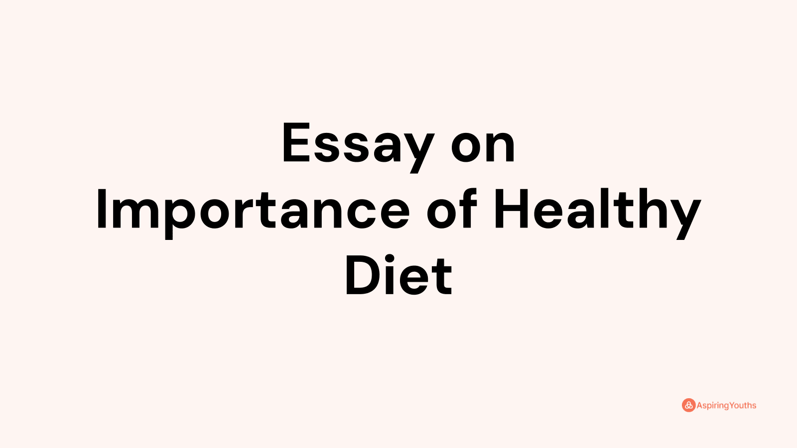 essay proper diet