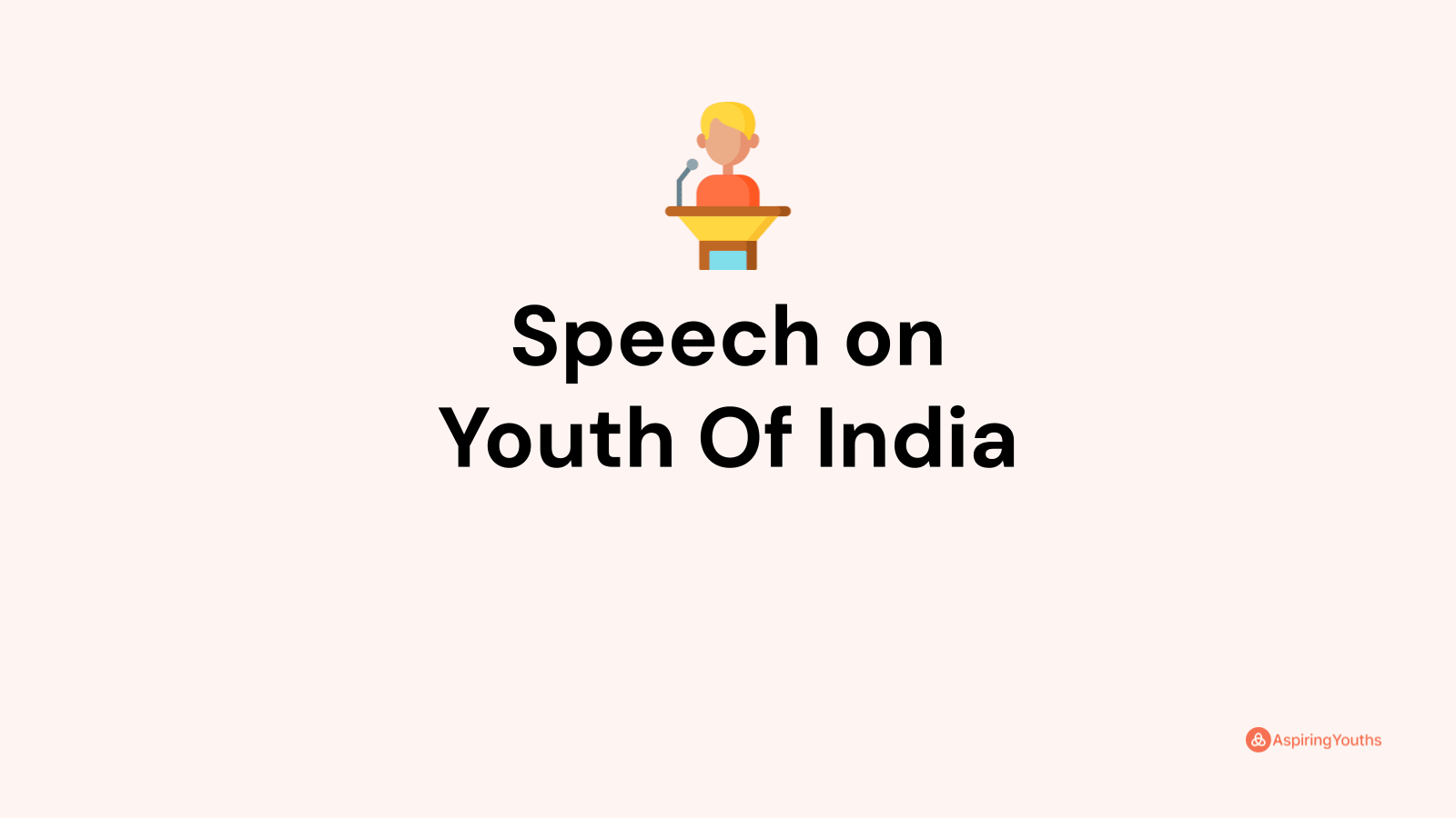 speech on youth of india