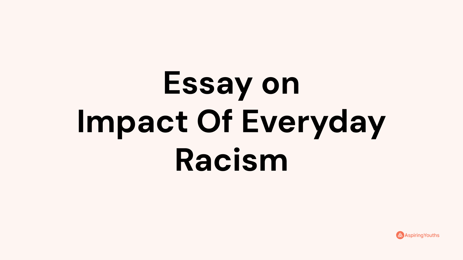 essay about racism as a social construct