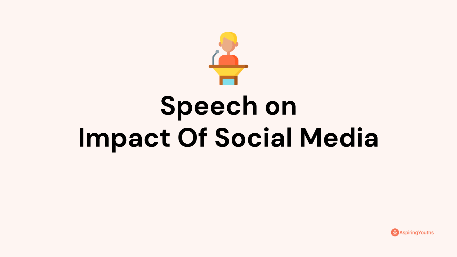 speech on impact of social media on students