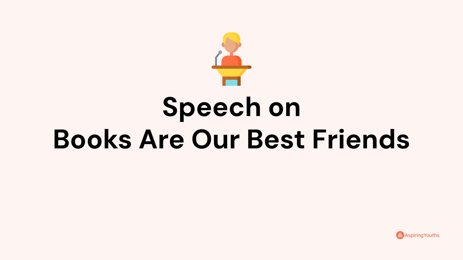 books are our best friends speech