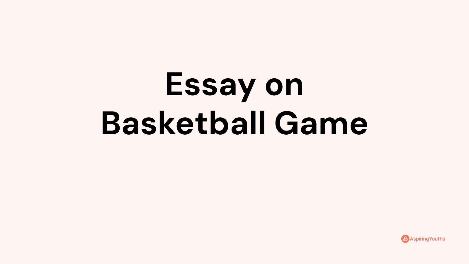 basketball equipment essay