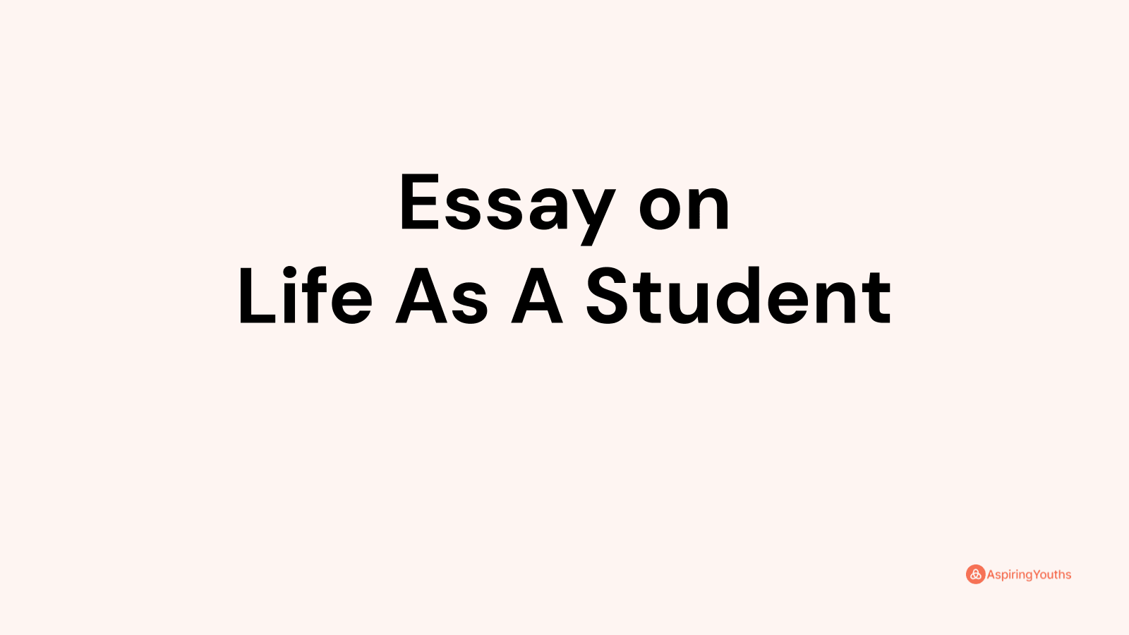 essay-on-life-as-a-student