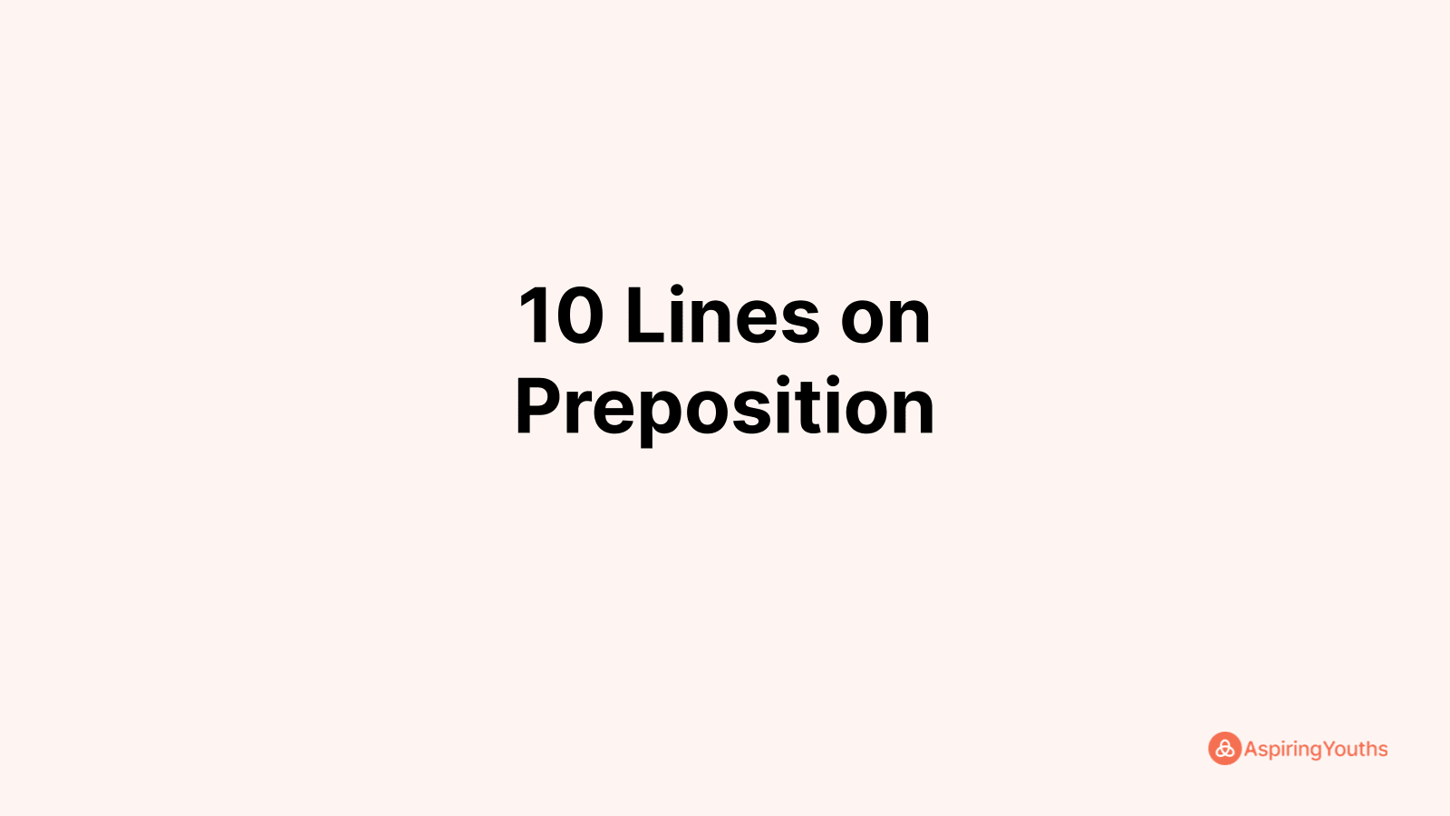 write-10-lines-on-preposition