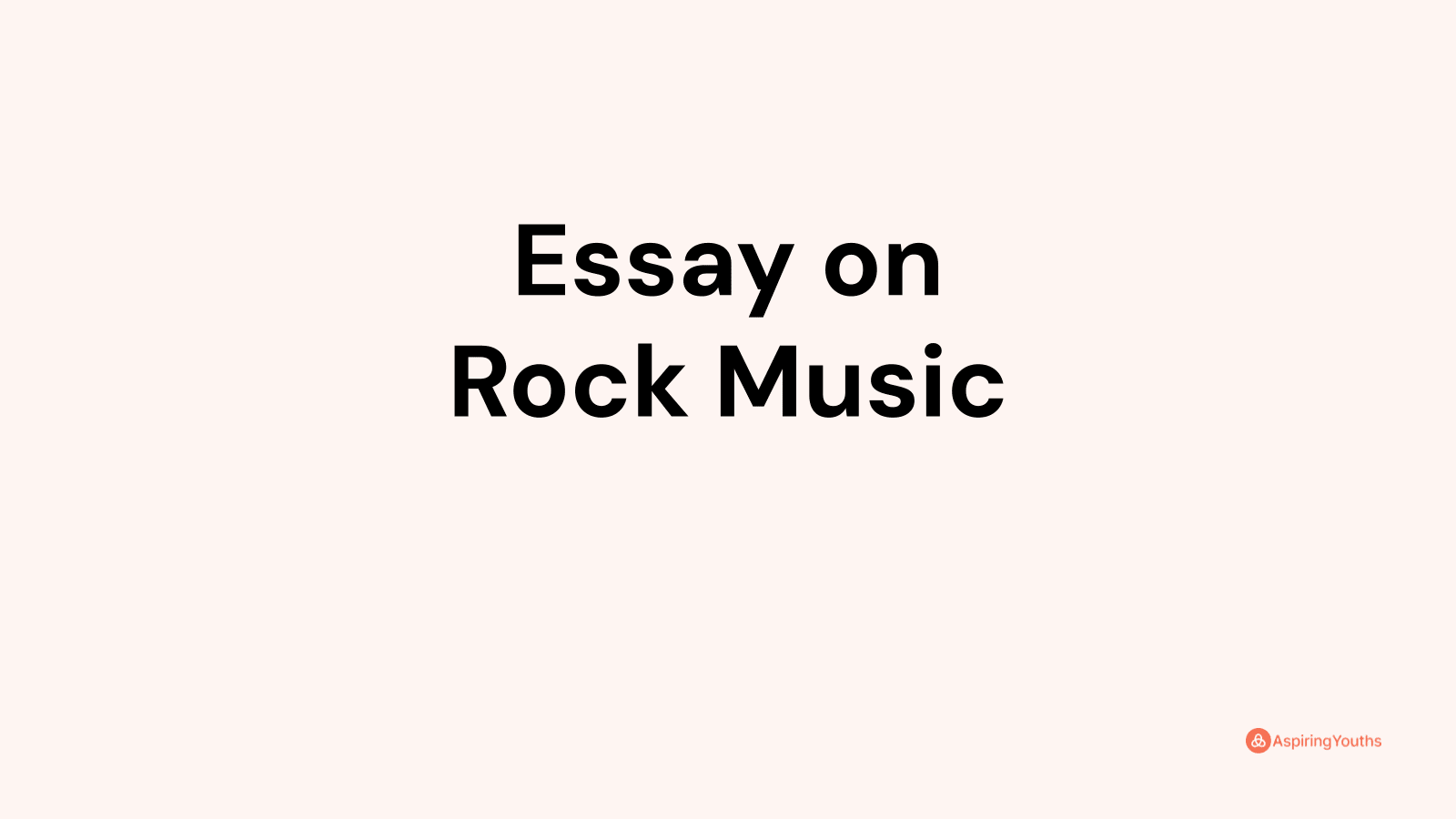 rock music argumentative essay