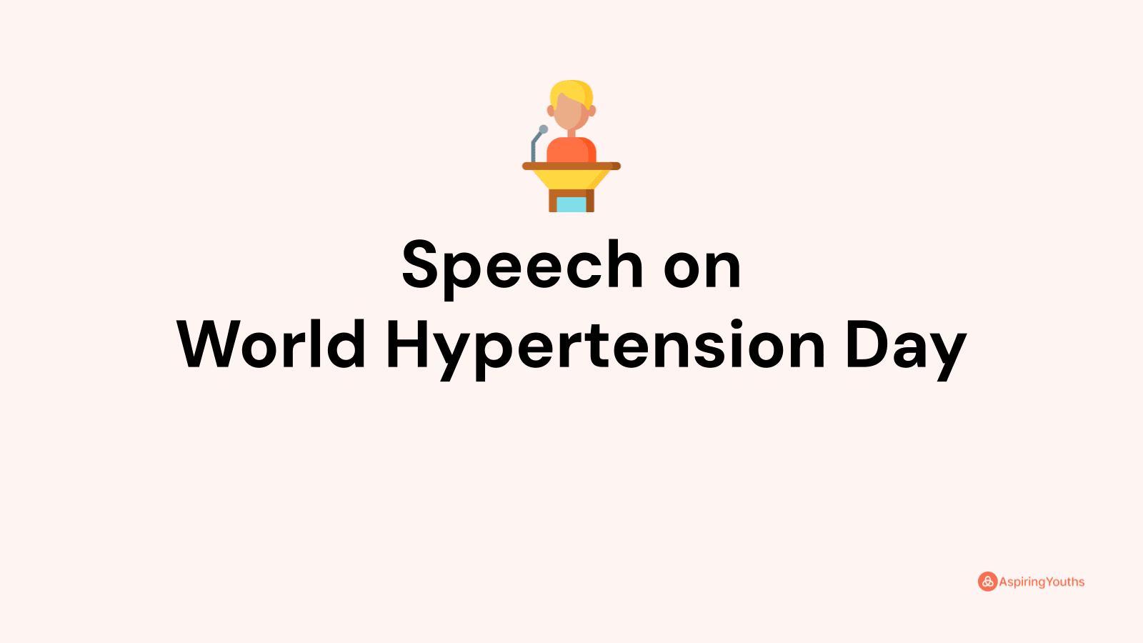 speech on world hypertension day