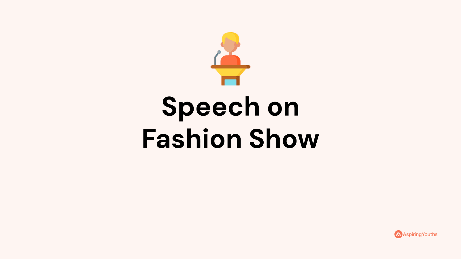 speech-on-fashion-show