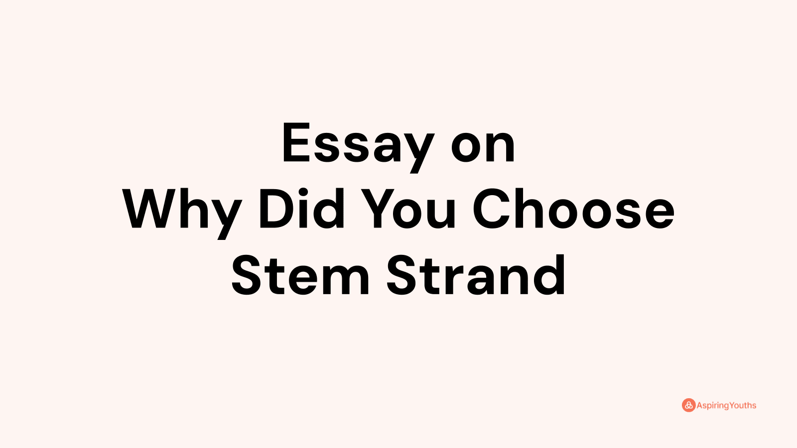 academic essay about stem strand