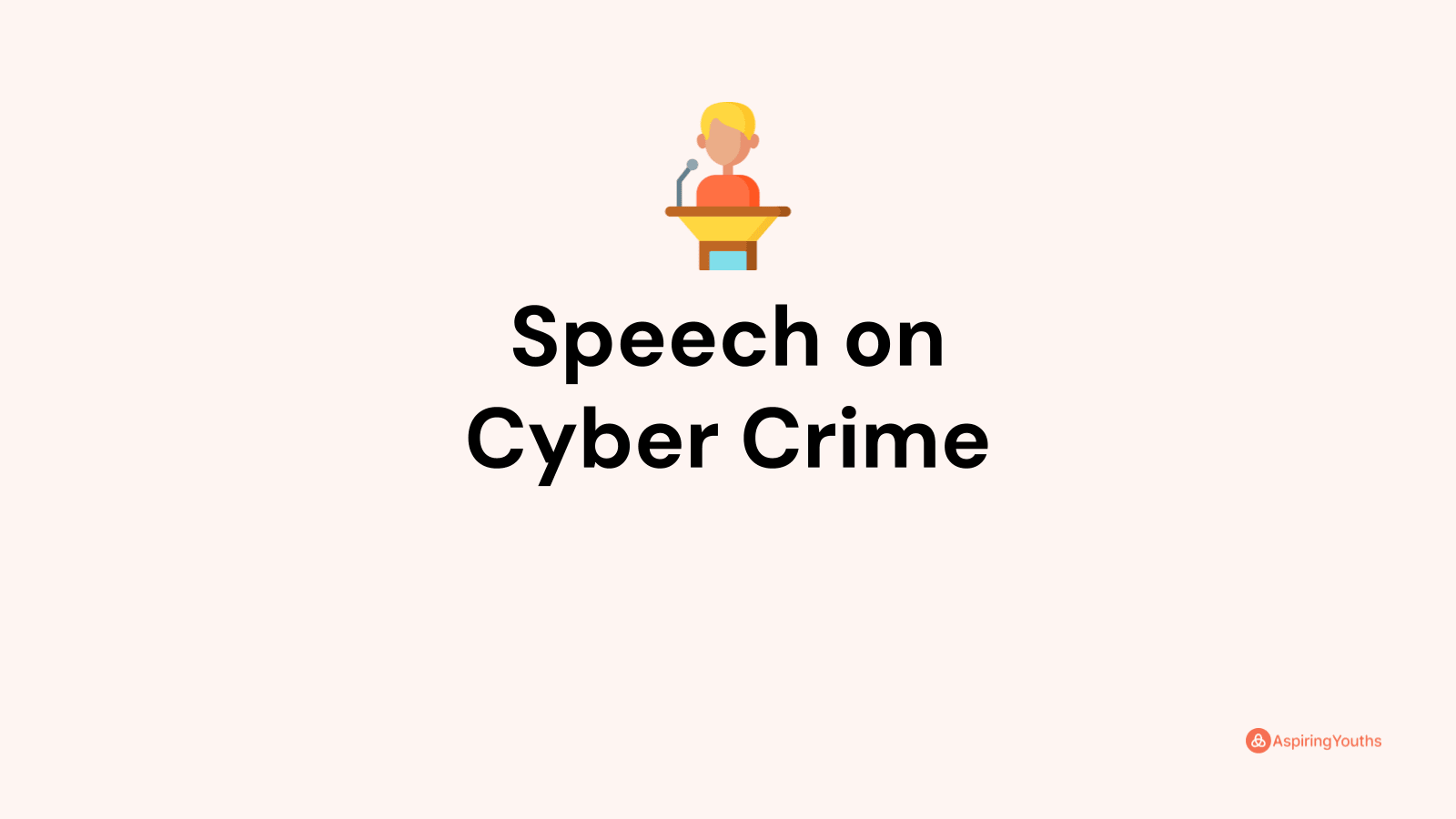 speech on cyber crime