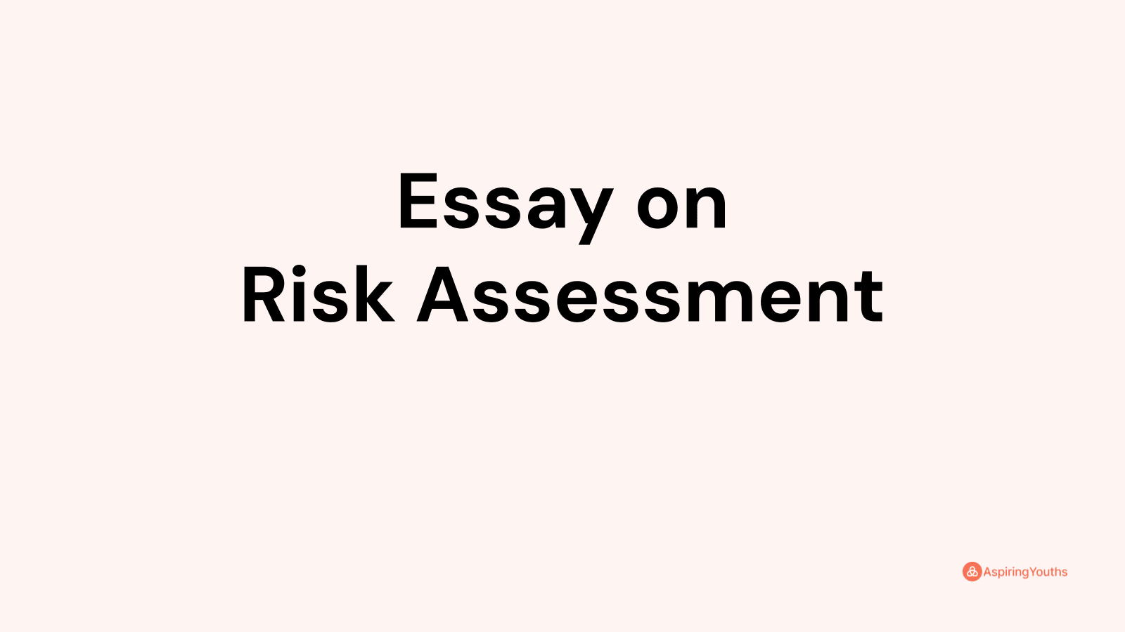 essay-on-risk-assessment