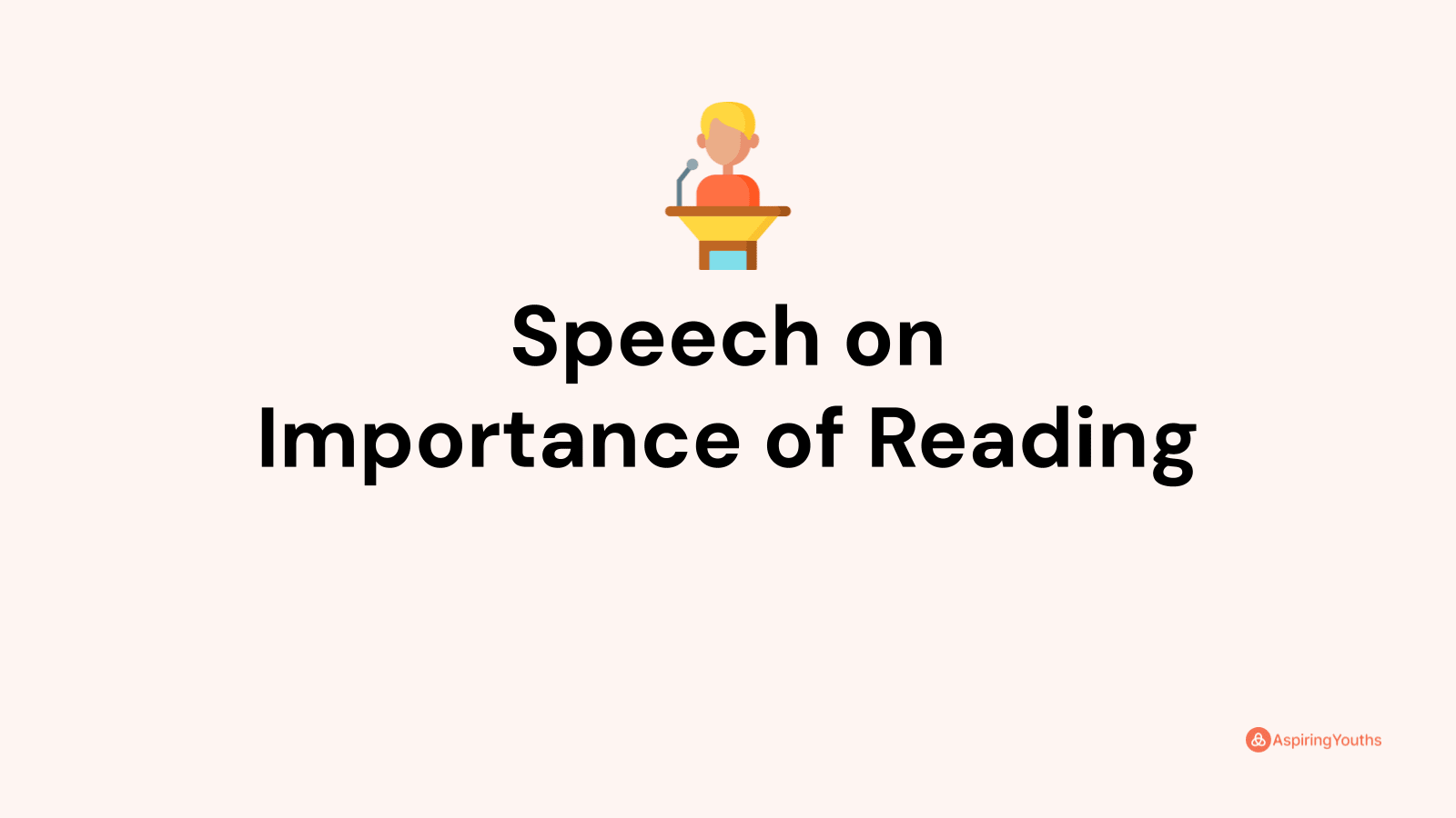 Speech on Importance of Reading