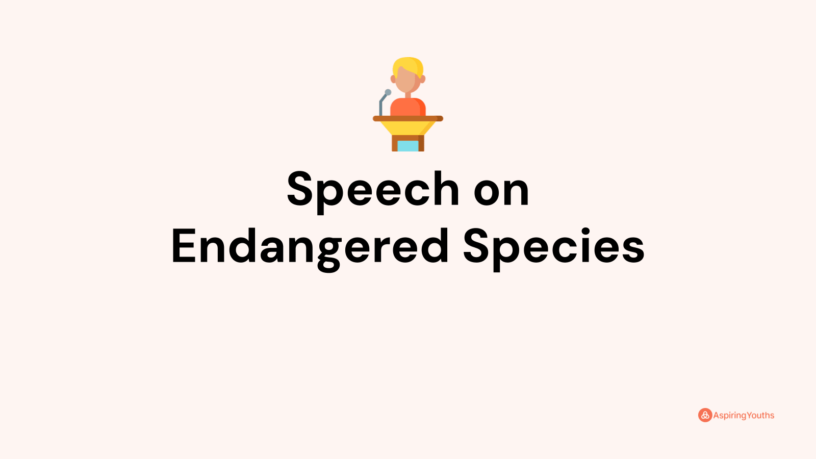 speech-on-endangered-species