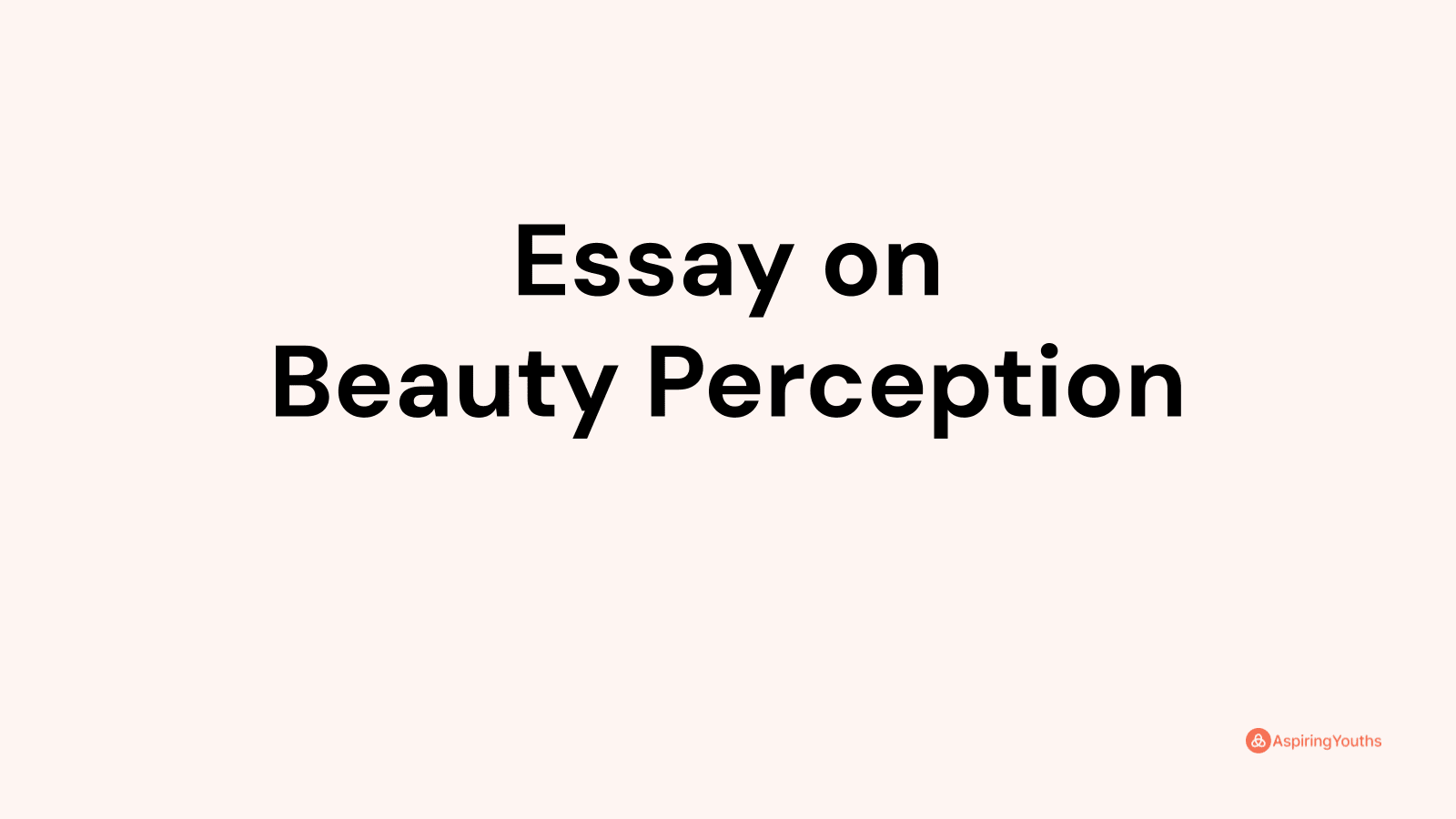 essay questions about beauty