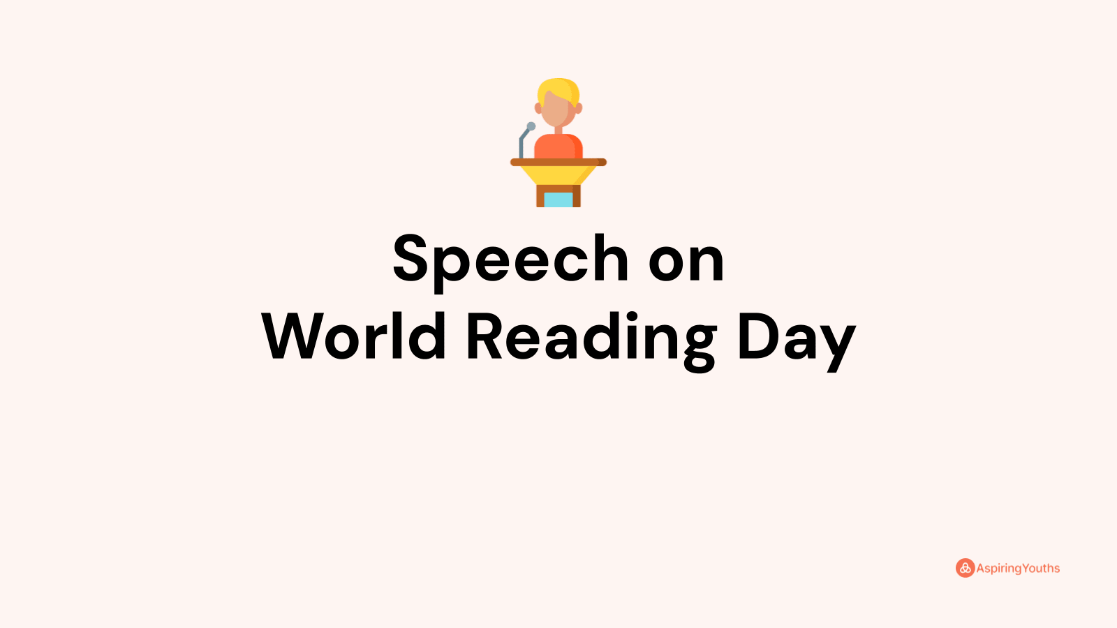 Speech on World Reading Day