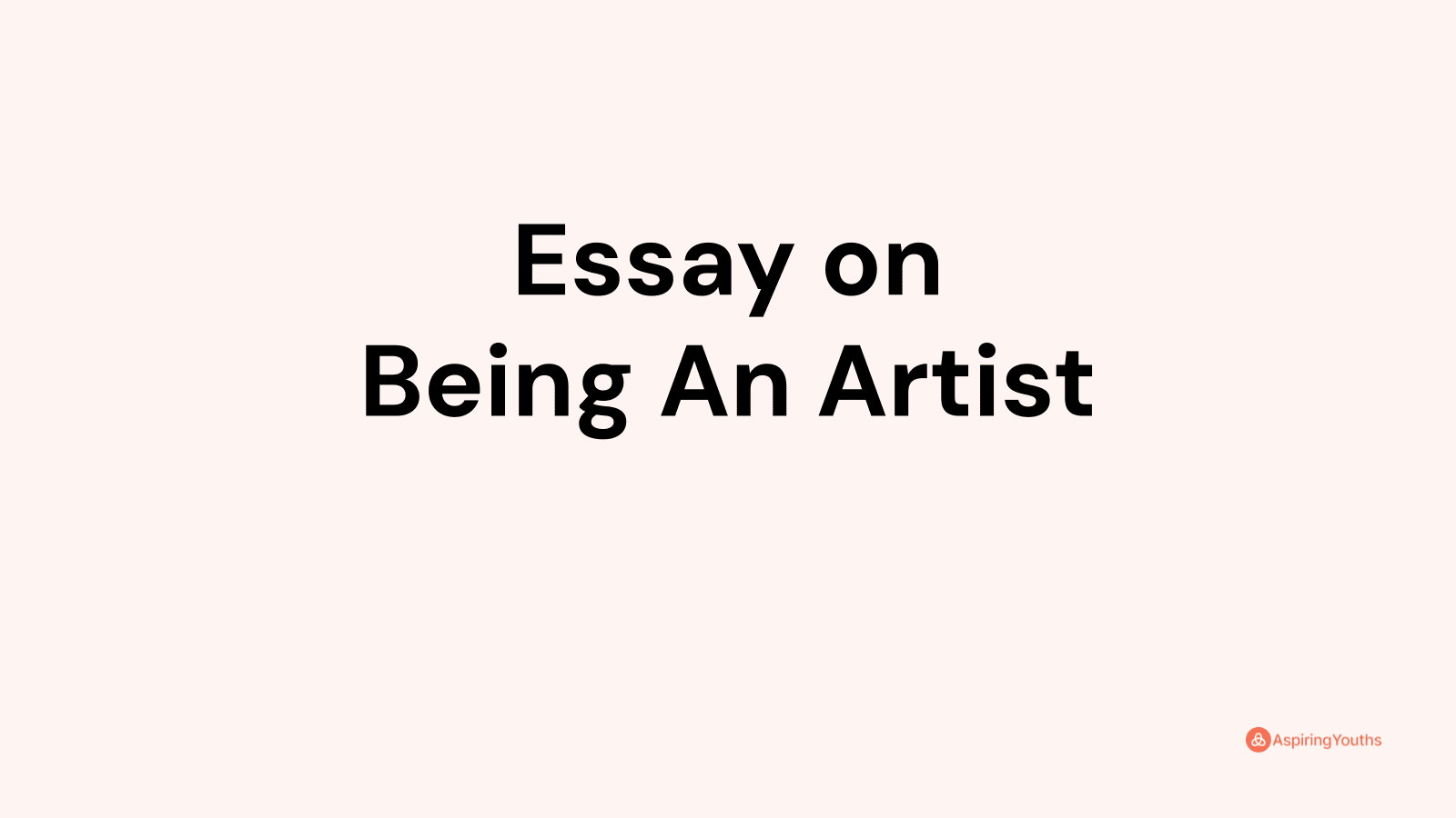 you as an artist essay brainly 200 words