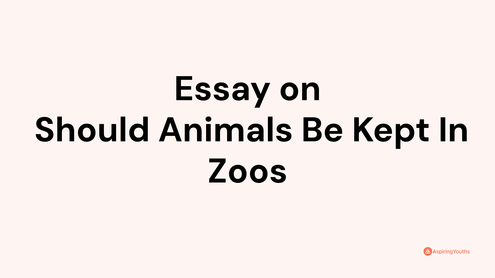 satire essay on zoos