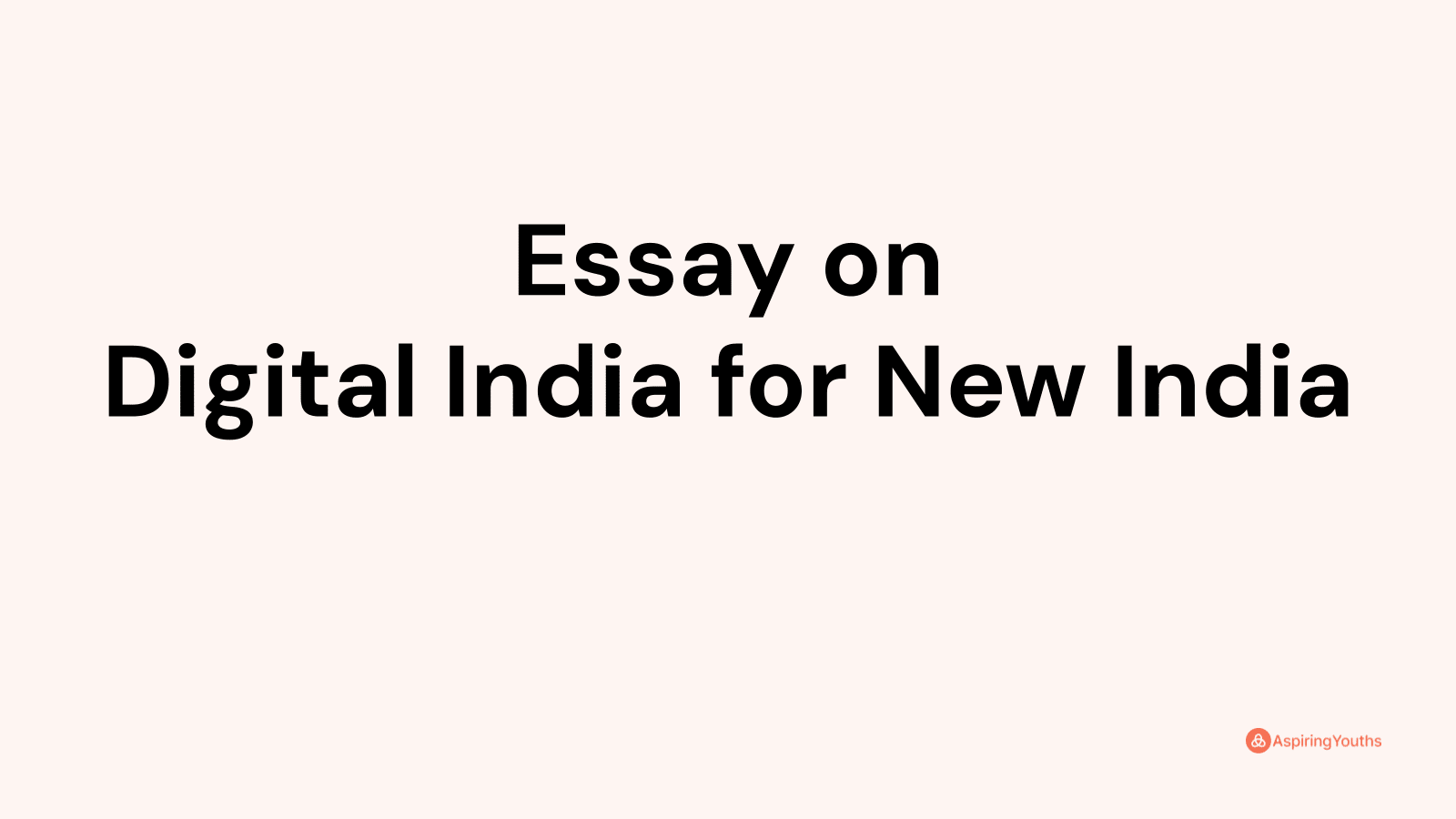 essay on digital india for new india in bengali