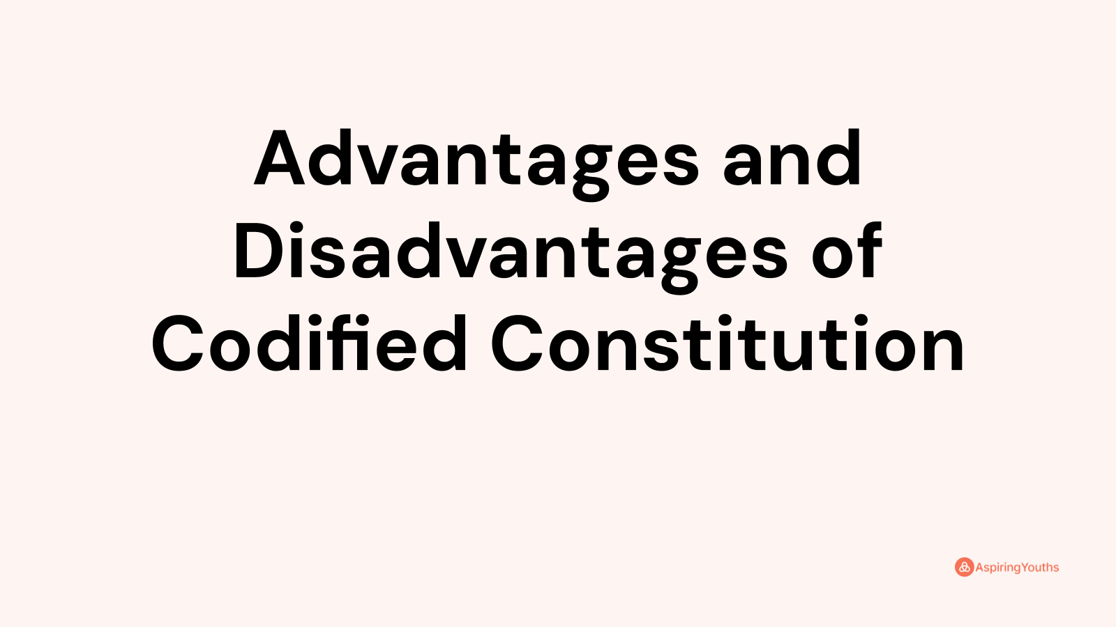 essay on codified constitution