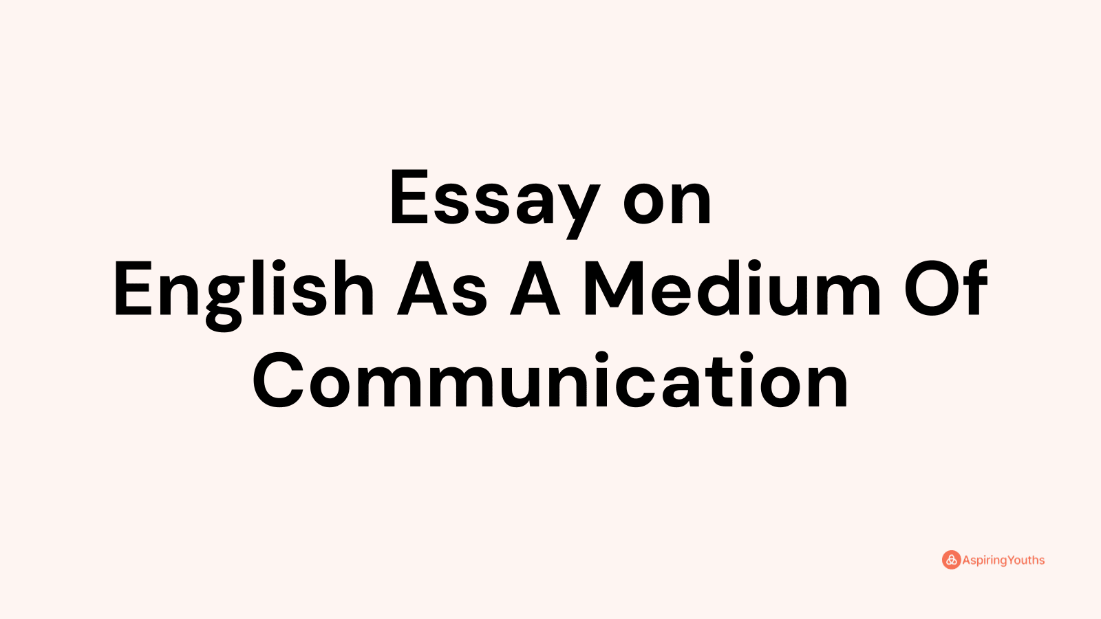 essay on books as a medium of communication