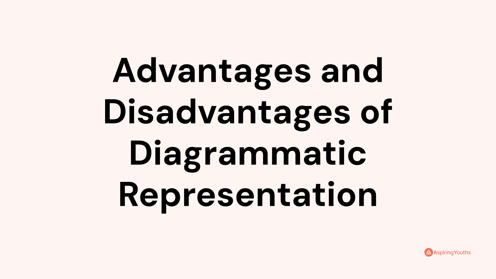 disadvantages of diagrammatic representation of data