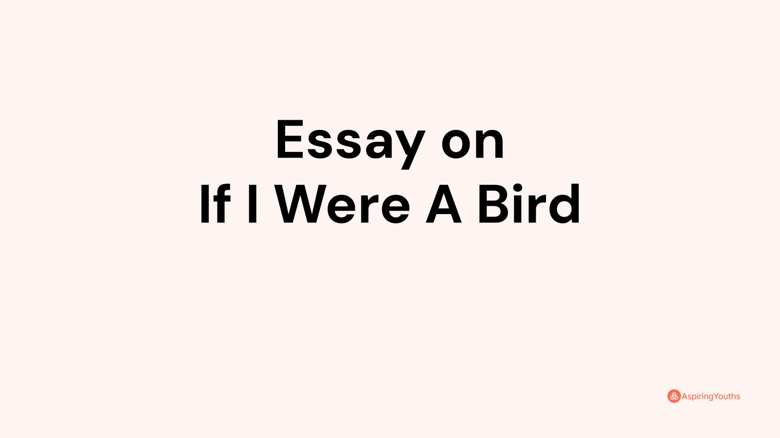 if i were a bird essay marathi