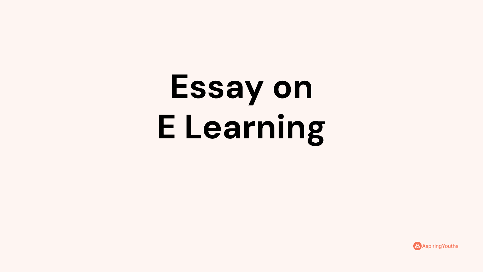 conclusion of e learning essay